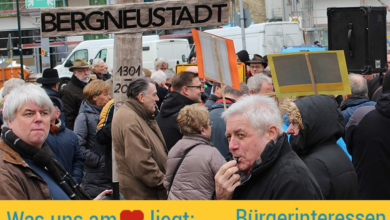 Bürgerprotest am Landtag Düsseldorf.