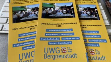 UWG Bergneustadt - Unsere politischen Schwerpunkte im Flyer