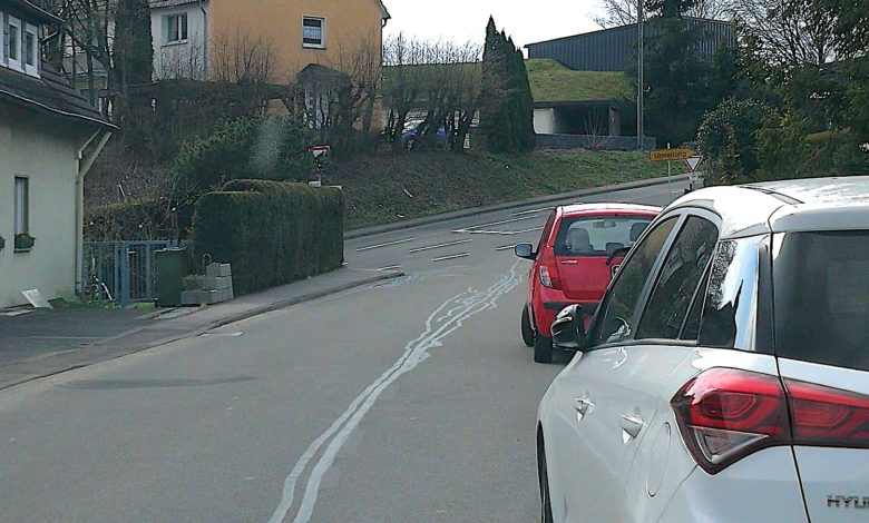 Verkehrsproblematik Hunschlade - Bergstrasse in Bergneustadt.